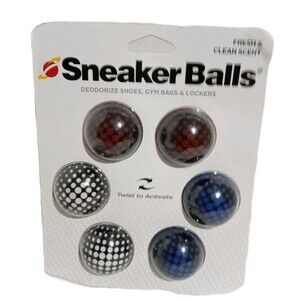 Sneaker Balls 6-Pack Shoe Freshener Fresh & Clean Scent New